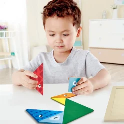 Hape Mini Tangram ·*Niños Juguetes Montessori|Juguetes Y Juegos Motricidad Fina