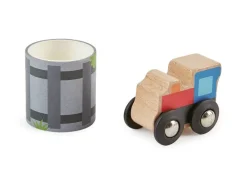 Hape Mini Tren con Via ·*Niños Coches De Madera De Juguete Para Bebés|Coches De Juguete Para Bebés