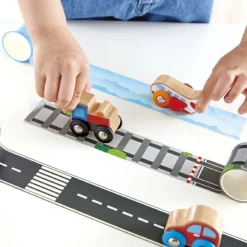 Hape Mini Tren con Via ·*Niños Coches De Madera De Juguete Para Bebés|Coches De Juguete Para Bebés