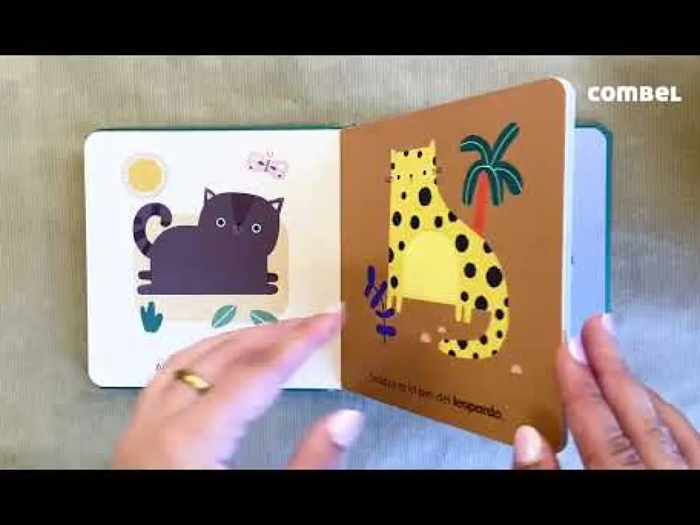 Combel MiniToc Animales*Niños Libros De Texturas Para Bebés|Libros Con Solapas