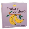 Combel MiniToc Frutas y Verduras*Niños Libros De Texturas Para Bebés|Libros Con Solapas