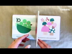 Combel MiniToc Frutas y Verduras*Niños Libros De Texturas Para Bebés|Libros Con Solapas
