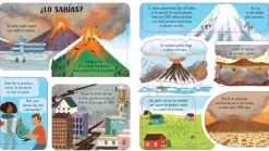 Usborne ¡Mira Debajo! Volcanes y Terremotos* Libros Con Solapas