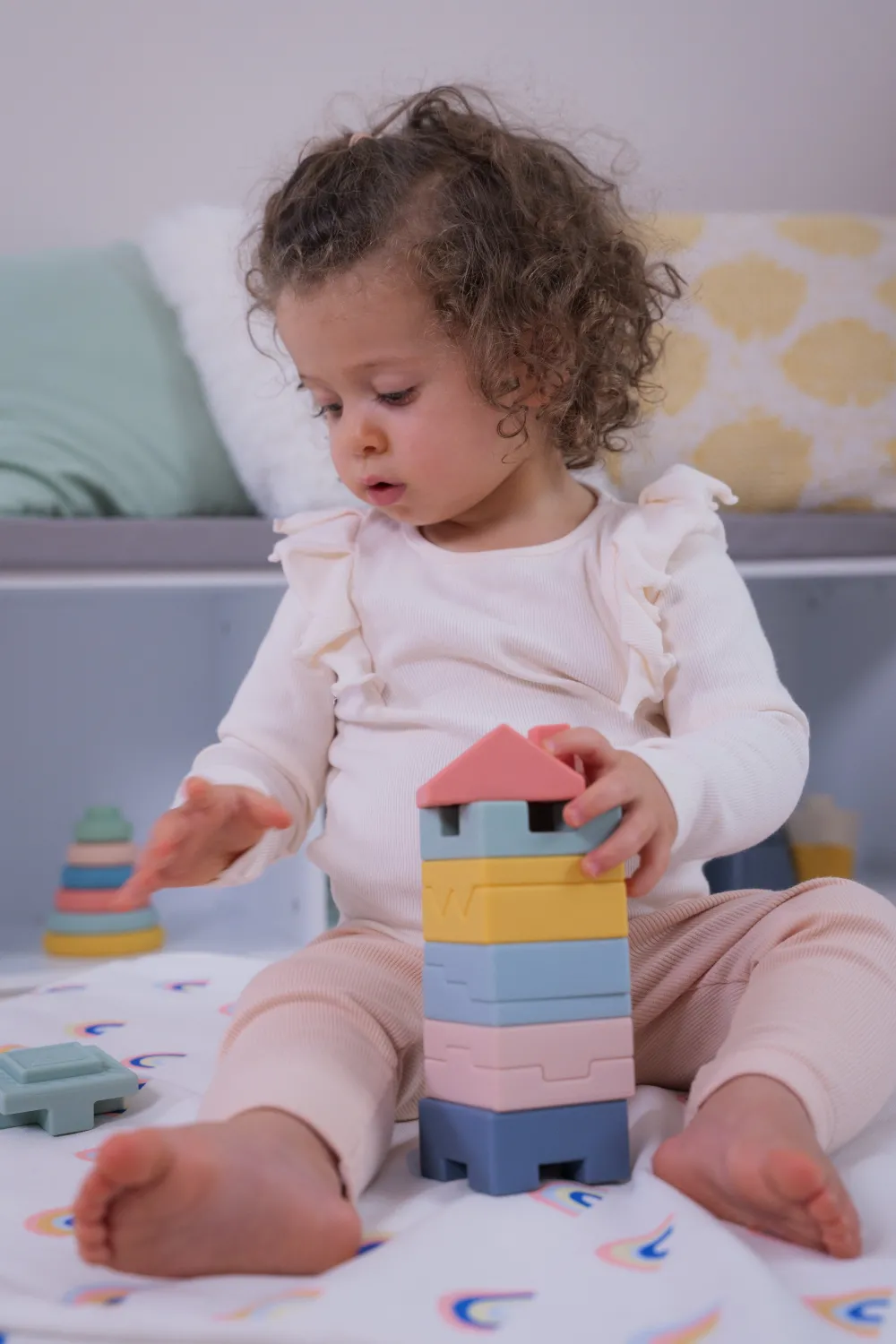 · Mis primeros bloques de construcción*Niños Juguetes Y Juegos Motricidad Fina