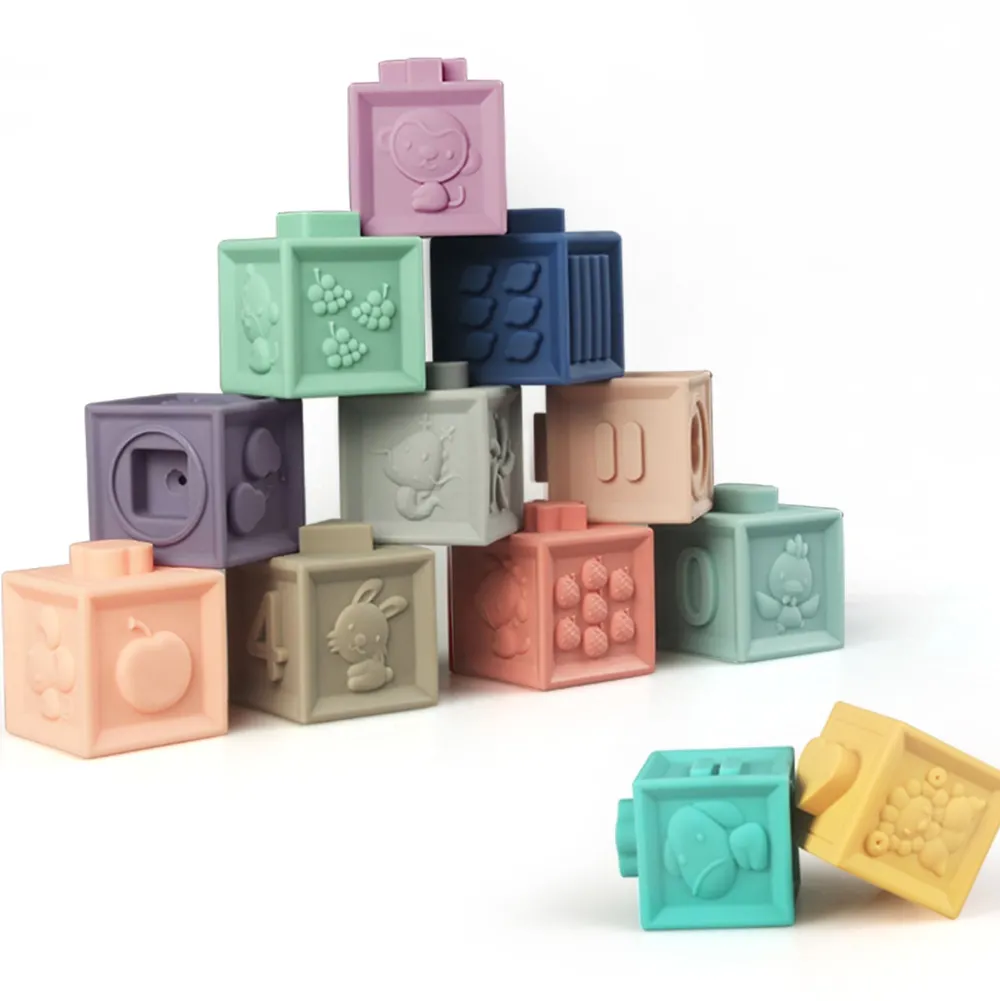 · Mis primeros cubos apilables de aprendizaje*Niños Juguetes Y Juegos Motricidad Fina