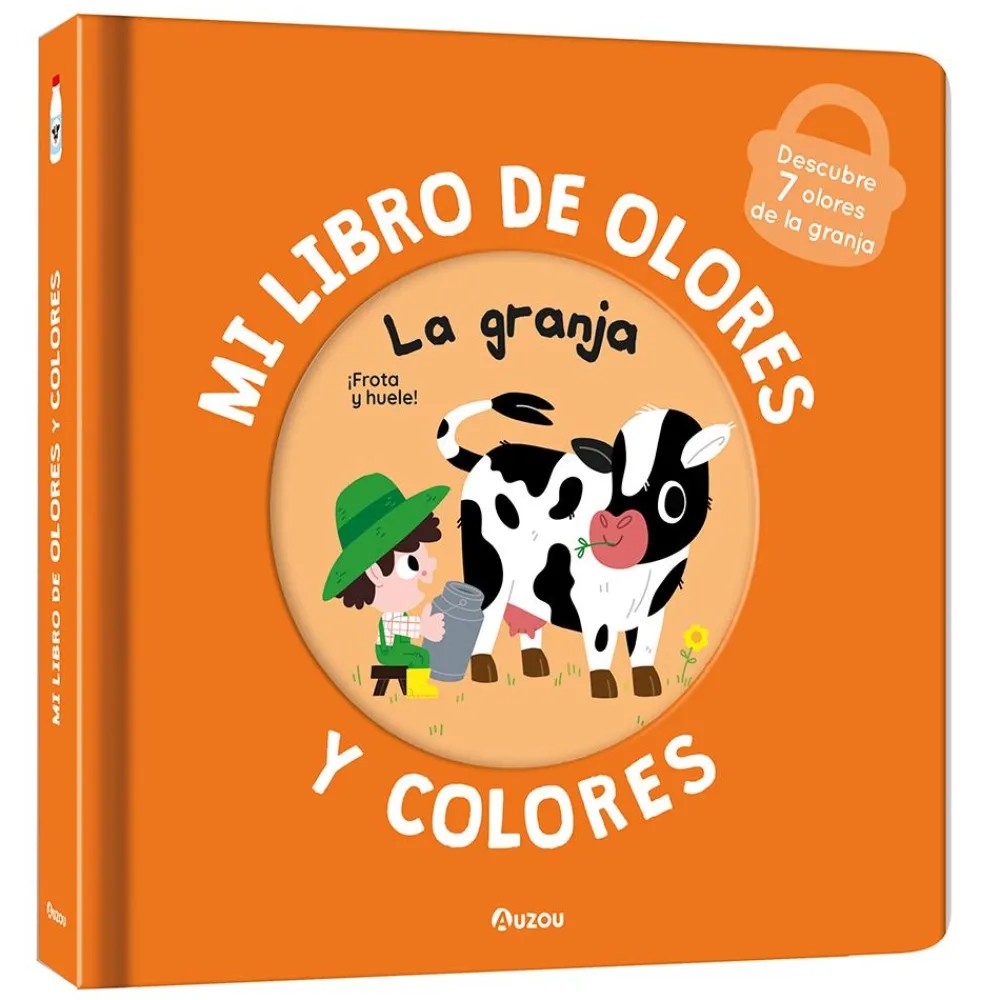 Auzou Mis primeros olores y colores La Granja*Niños Libros De Olores|Libros Con Solapas