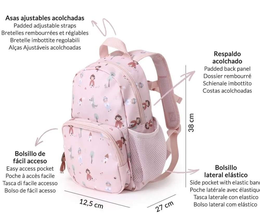 Tutete Mochila Infantil Little Red* Mochilas Preescolar|Mochilas Tutete