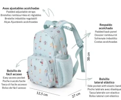 Tutete Mochila Infantil The Three Little Pigs* Mochilas Preescolar|Mochilas Tutete