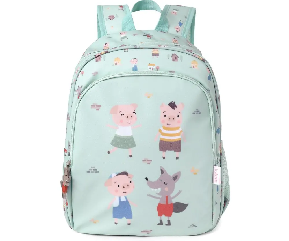 Tutete Mochila Mediana The Three Little Pigs* Mochilas Escolares|Mochilas Tutete