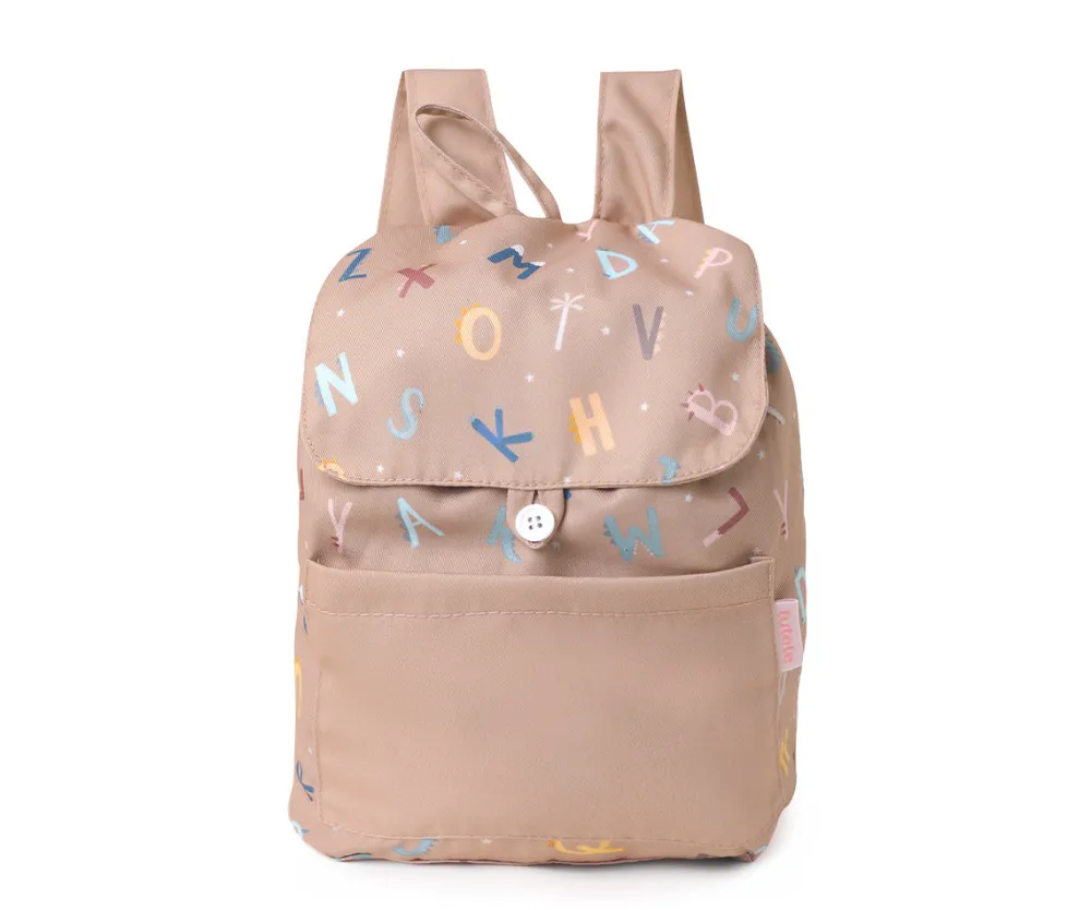 Tutete Mochila pequeña tela Funny Letters* Mochilas Preescolar|Mochilas Tutete