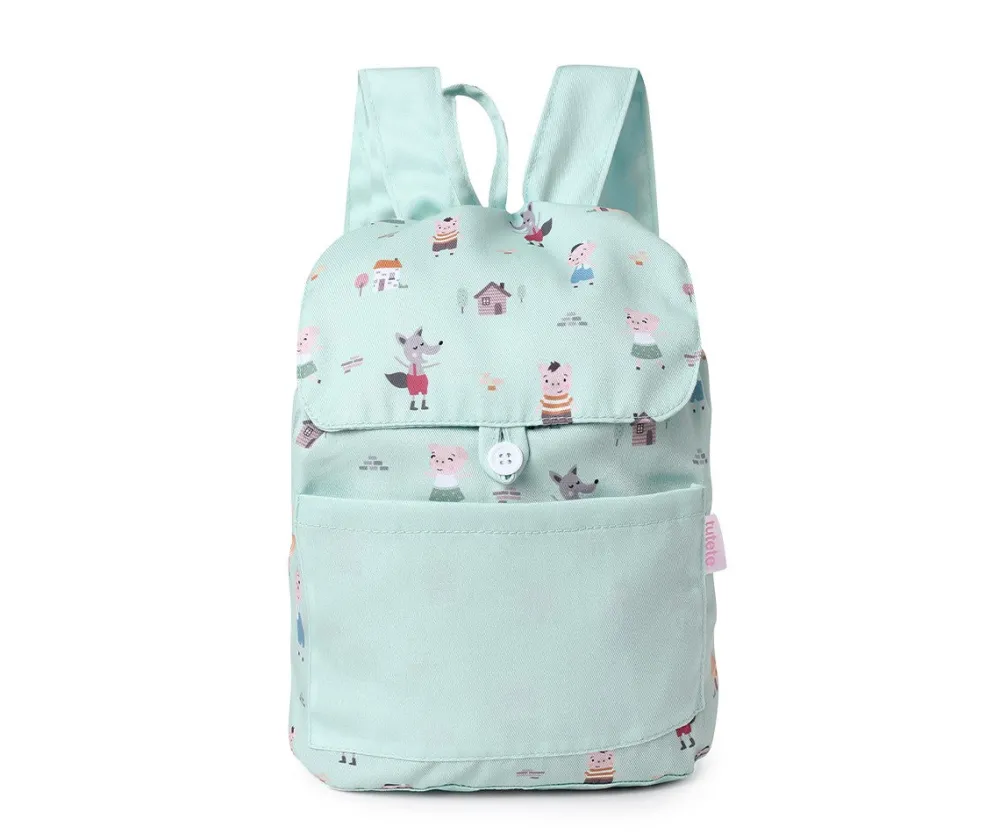 Tutete Mochila pequeña tela The Three Little Pigs* Mochilas Preescolar|Mochilas Tutete