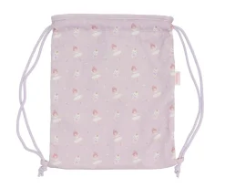 Tutete Mochila Saco Tela Ballet* Mochilas Saco Infantil|Mochilas Tutete