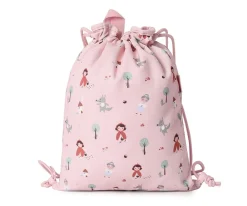 Tutete Mochila Saco Tela Little Red* Mochilas Saco Infantil|Mochilas Tutete