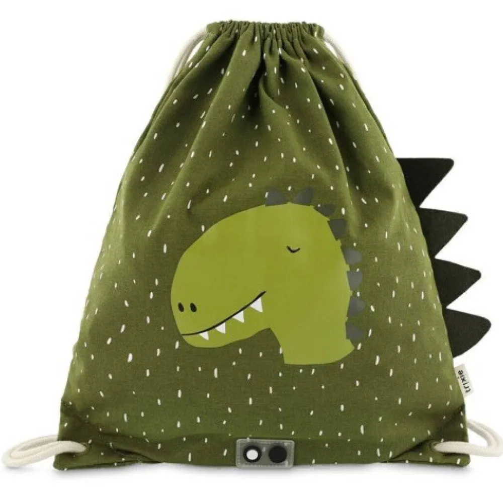 Trixie Mochila Saquito de Tela Dino ·* Mochila Trixie|Mochilas Saco Infantil