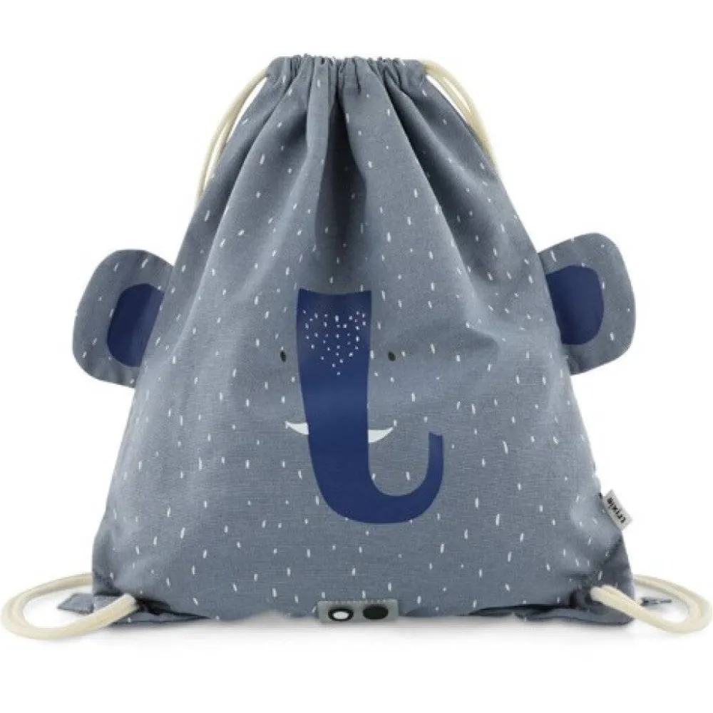 Trixie Mochila Saquito de Tela Mrs. Elephant ·* Mochilas Saco Infantil|Mochila Trixie