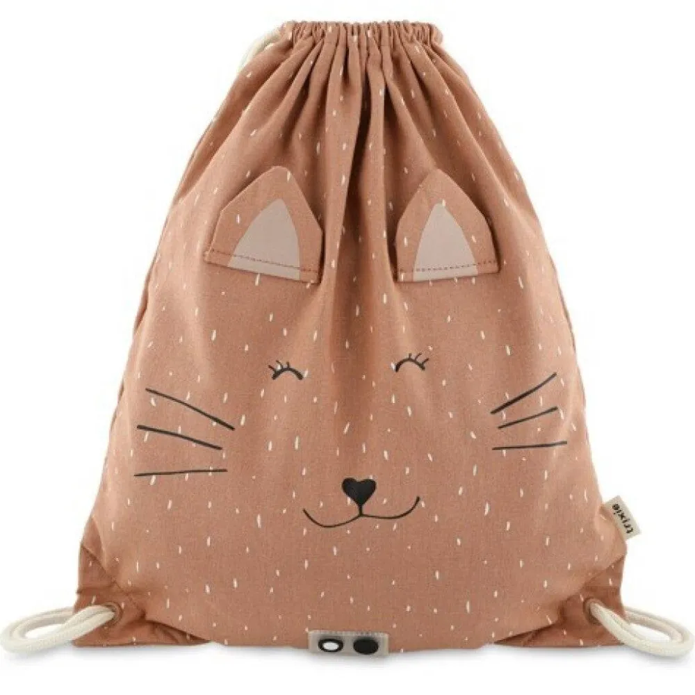 Trixie Mochila Saquito de Tela Mr. Cat ·* Mochilas Saco Infantil|Mochila Trixie