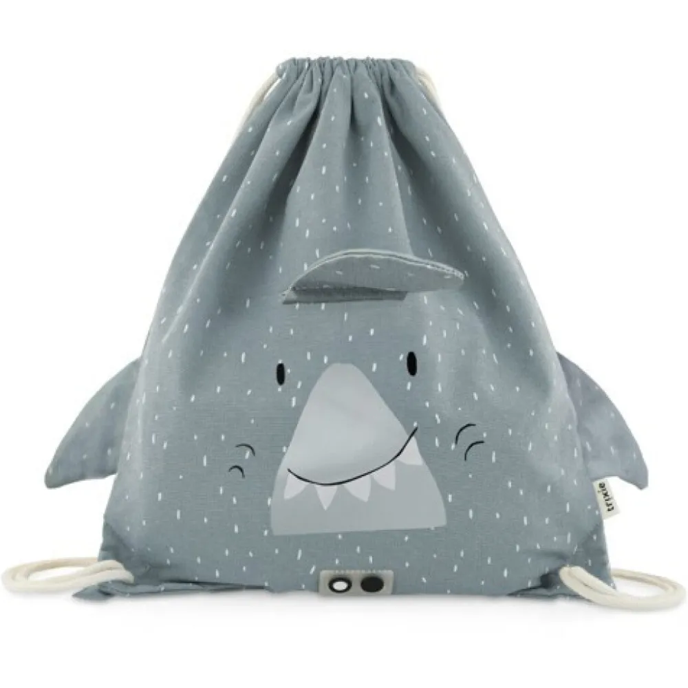 Trixie Mochila Saquito de Tela Shark ·* Mochilas Saco Infantil|Mochila Trixie