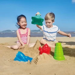 Hape Molde Torre inclinada de Pisa ·*Niños Juguetes De Playa|Juguetes De Playa