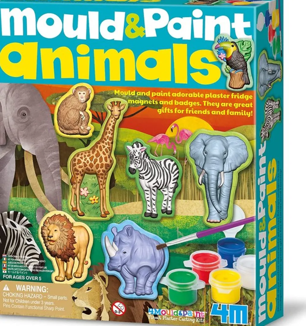 4M Moldea y Pinta Animales de la Selva ·*Niños Kit De Manualidades