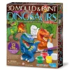 4M Moldea y Pinta Dinosaurios 3D ·*Niños Kit De Manualidades