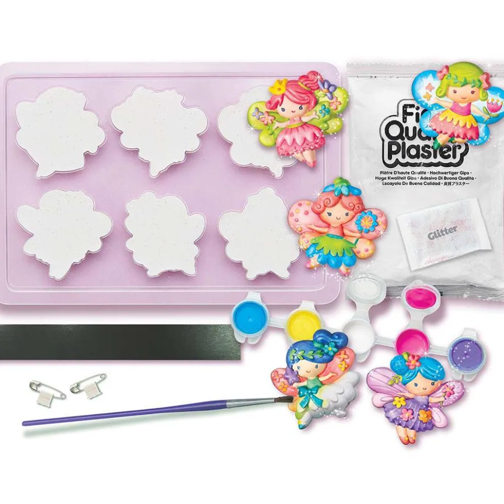 4M Moldea y Pinta Hadas Brillantes ·*Niños Kit De Manualidades