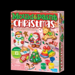 4M Moldea y Pinta Navidad ·*Niños Kits Manualidades Navidad|Kit De Manualidades
