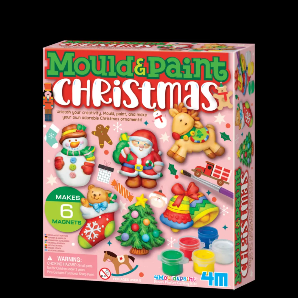 4M Moldea y Pinta Navidad ·*Niños Kits Manualidades Navidad|Kit De Manualidades