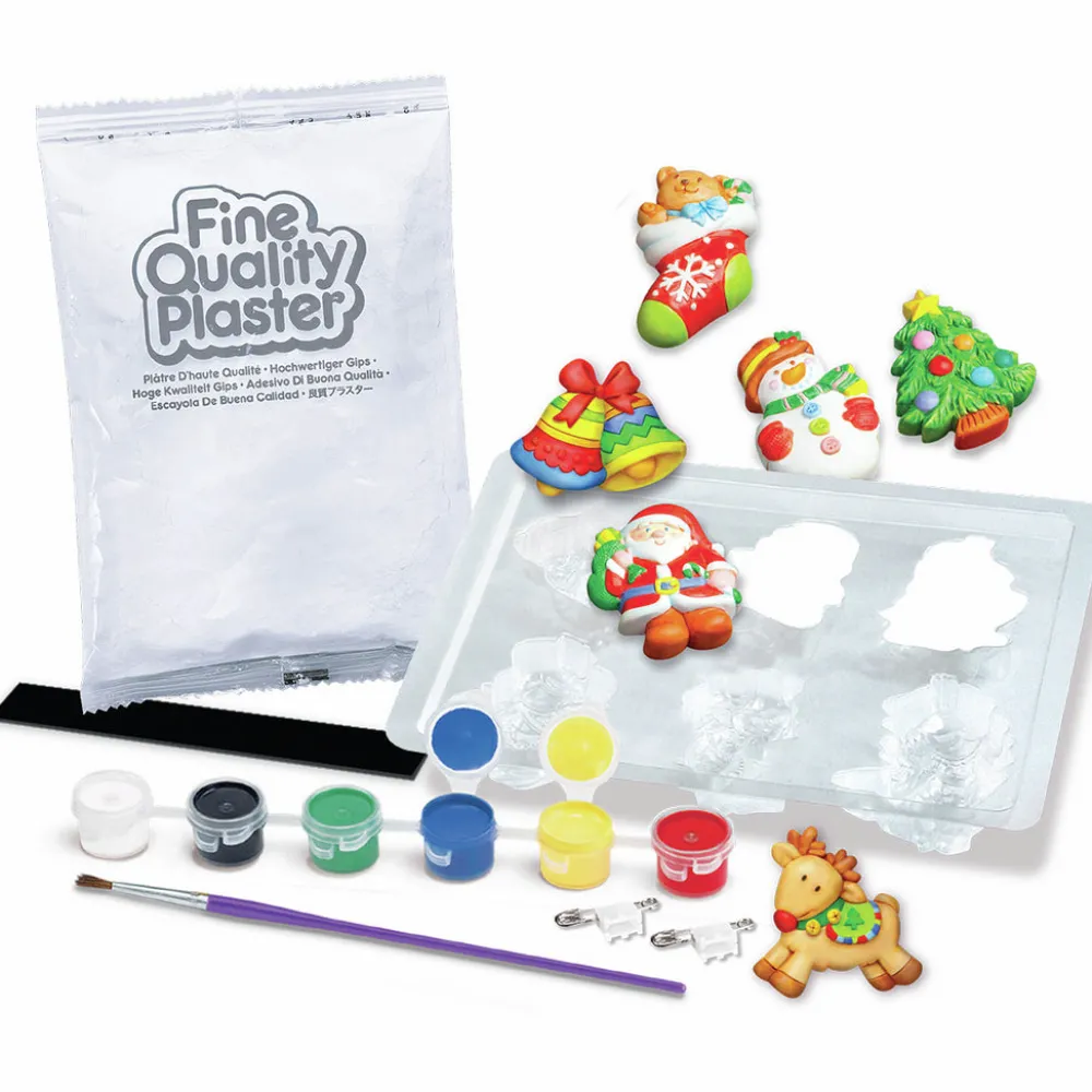 4M Moldea y Pinta Navidad ·*Niños Kits Manualidades Navidad|Kit De Manualidades