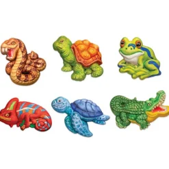 4M Moldea y Pinta Reptiles y Anfibios ·*Niños Kit De Manualidades
