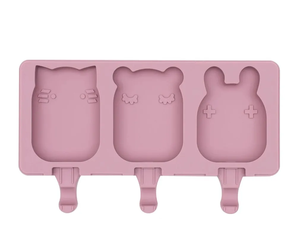 Tutete Moldes para Helados Silicona · Rosa Empolvado*Niños Accesorios De Cocina Para Niños