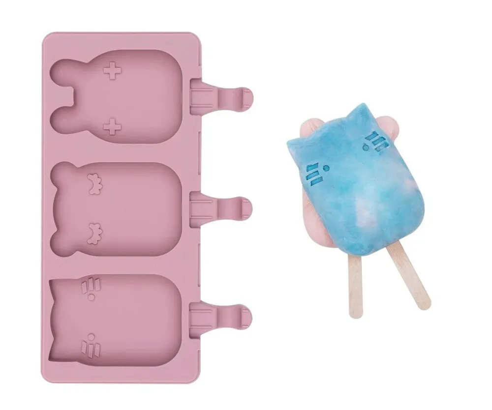 Tutete Moldes para Helados Silicona · Rosa Empolvado*Niños Accesorios De Cocina Para Niños