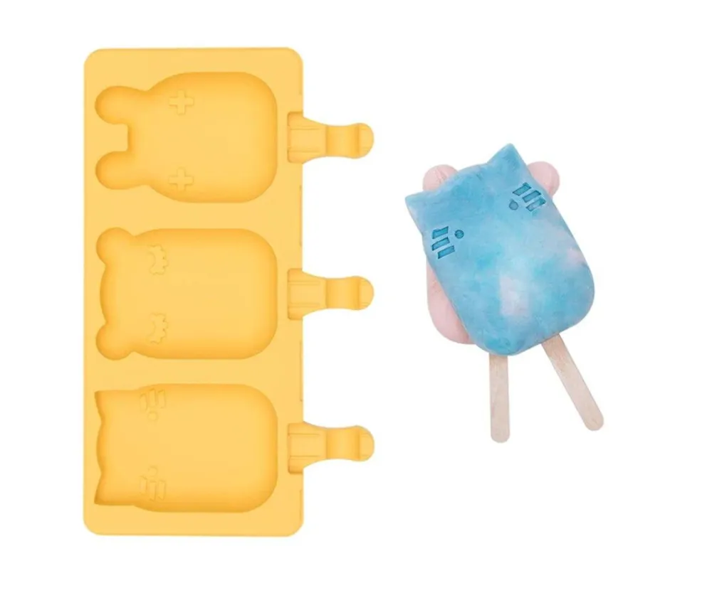 Tutete Moldes para Helados Silicona · Amarillo*Niños Accesorios De Cocina Para Niños