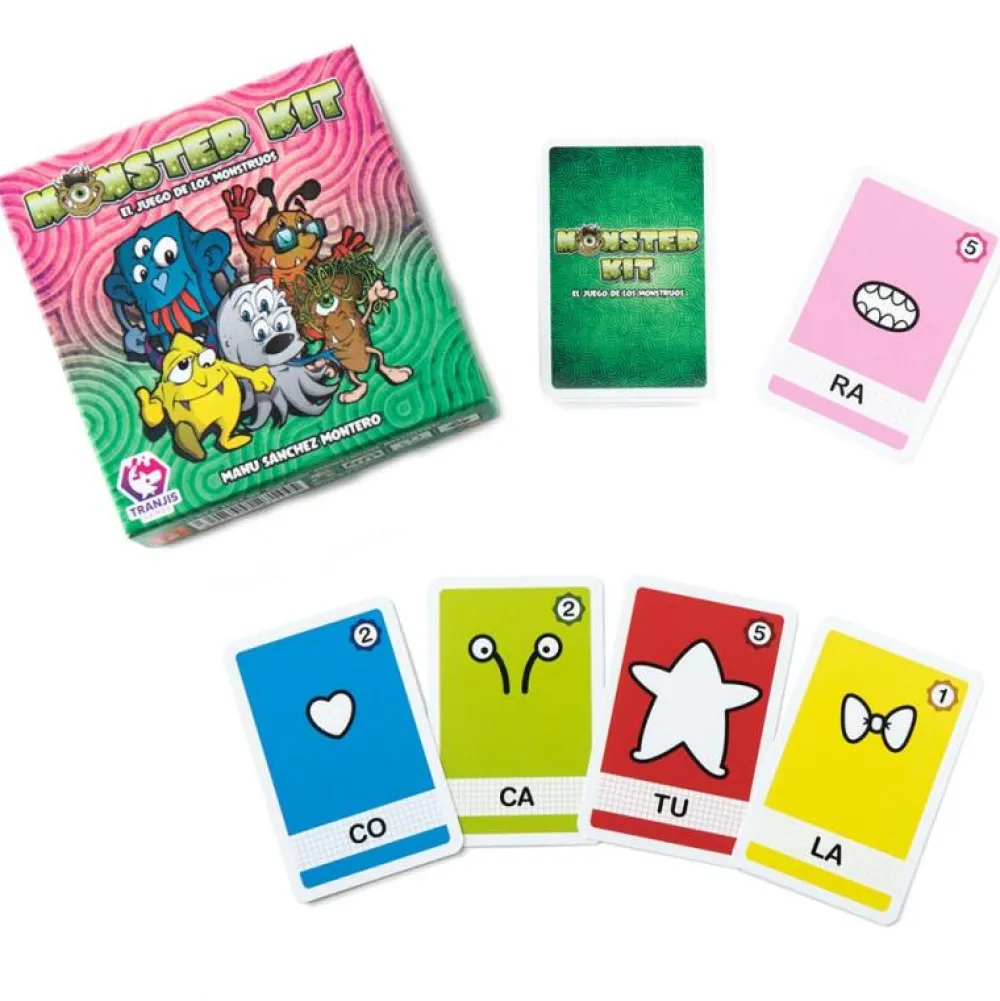 Tranjis Monster Kit ·*Niños Juegos De Mesa Competitivos|Juegos De Mesa Cooperativos