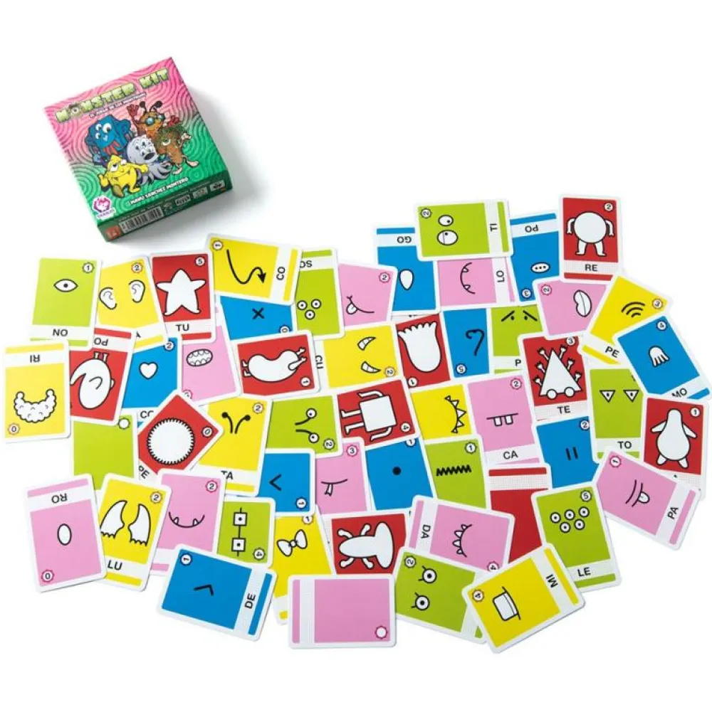 Tranjis Monster Kit ·*Niños Juegos De Mesa Competitivos|Juegos De Mesa Cooperativos