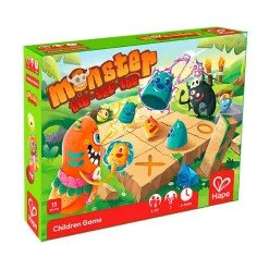 Hape Monster Tic Tac Toe ·*Niños Juegos De Mesa Competitivos|Juegos De Tablero