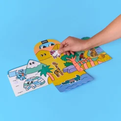 OMY Montessori Animals con pegatinas reutilizables ·* Libros De Pegatinas