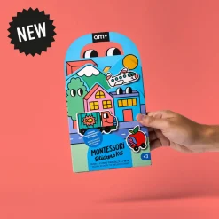 OMY Montessori Vroom con pegatinas reutilizables ·* Libros De Pegatinas