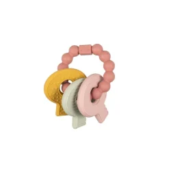 Little Dutch Mordedor Llavero Silicona Rosa ·*Niños Mordedores