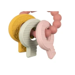 Little Dutch Mordedor Llavero Silicona Rosa ·*Niños Mordedores