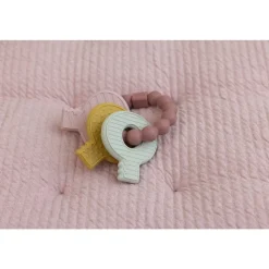 Little Dutch Mordedor Llavero Silicona Rosa ·*Niños Mordedores