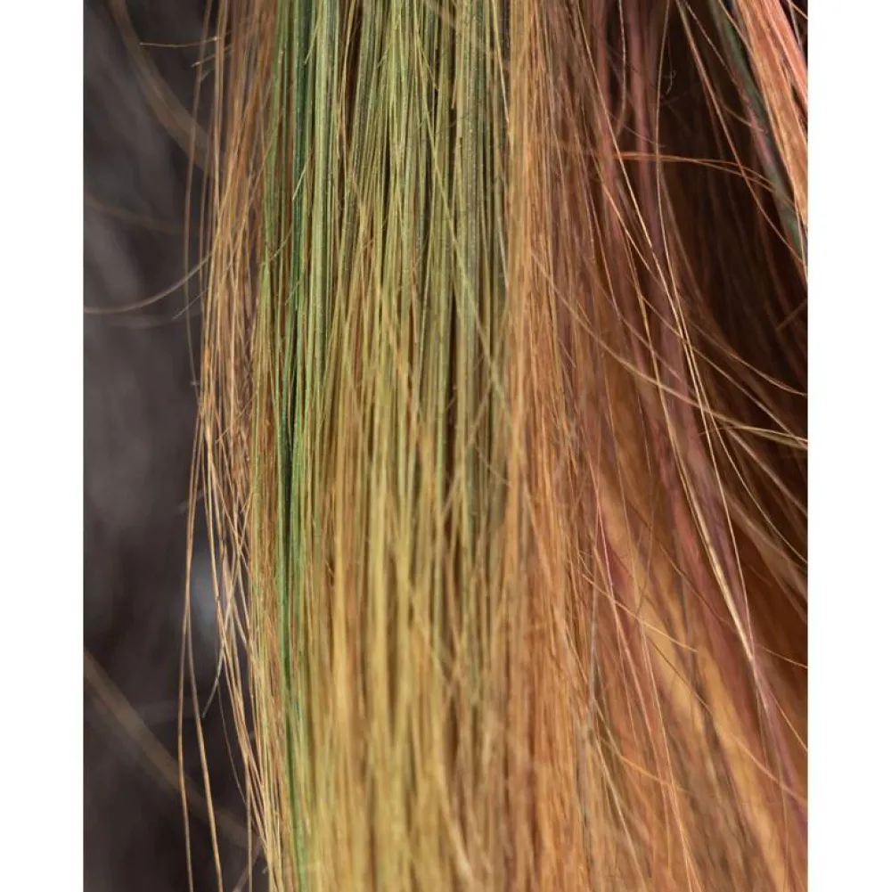 Namaki Máscara para el pelo Verde ·*Niños Disfraces Infantiles