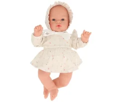 Monnëka Muñeco Helena con Vestido White Flowers*Niños Muñecos Bebés