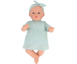 Monnëka Muñeco Helena con Vestido Sage Dots*Niños Muñecos Bebés