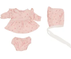 Monnëka Muñeco Helena con Vestido Pink Flowers*Niños Muñecos Bebés