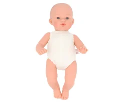 Monnëka Muñeco Mateo con Peto Vichy Azul*Niños Muñecos Bebés