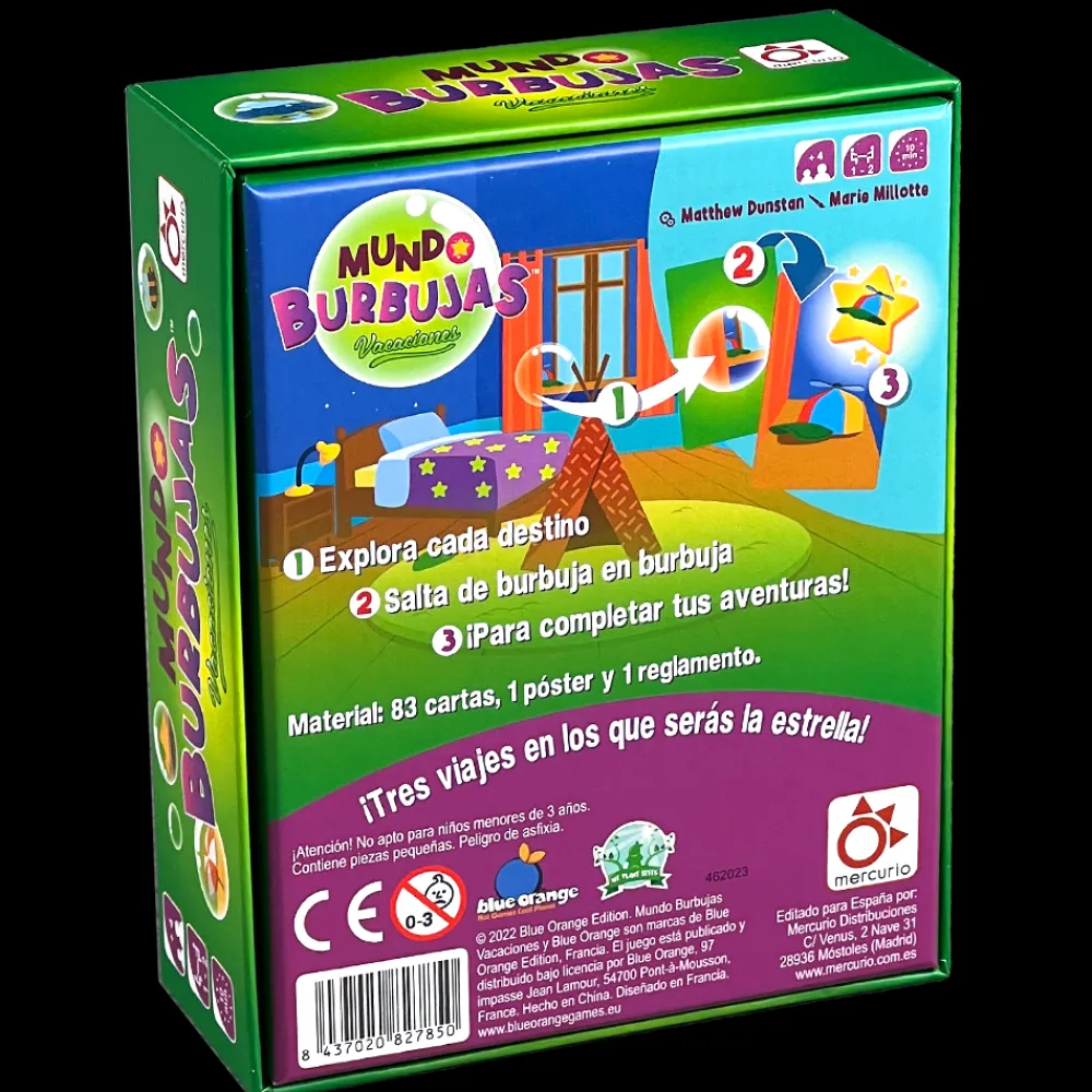 Mercurio Mundo Burbujas Vacaciones ·*Niños Mercurio Juegos De Mesa|Juegos De Mesa De Viaje