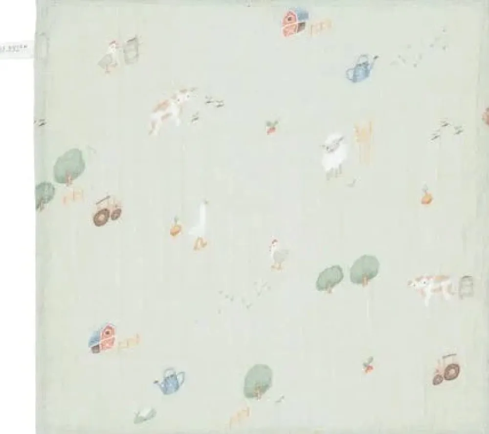 Little Dutch Muselina Algodón Orgánico Little Farm 120 x 120 ·* Muselinas