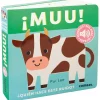 Combel ¡Muu! ¿Quién hace este ruido?*Niños Libros Musicales Y Con Sonido|Libros Manipulativos