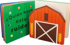 Combel ¡Muu! ¿Quién hace este ruido?*Niños Libros Musicales Y Con Sonido|Libros Manipulativos