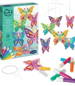 Sentosphère Móvil Vitrail Mariposas · Sentosphere*Niños Kits Manualidades Navidad|Kit De Manualidades